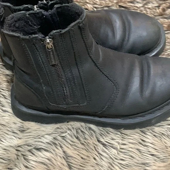 Dr. Martens Black Combat Boots - Picture 2 of 14